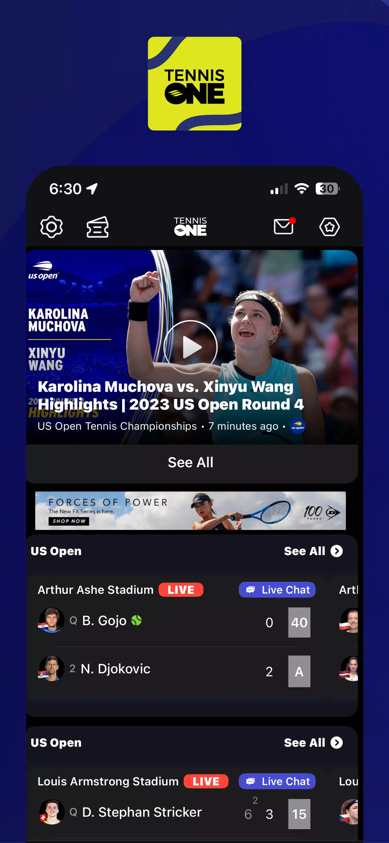 TennisONE Screenshots
