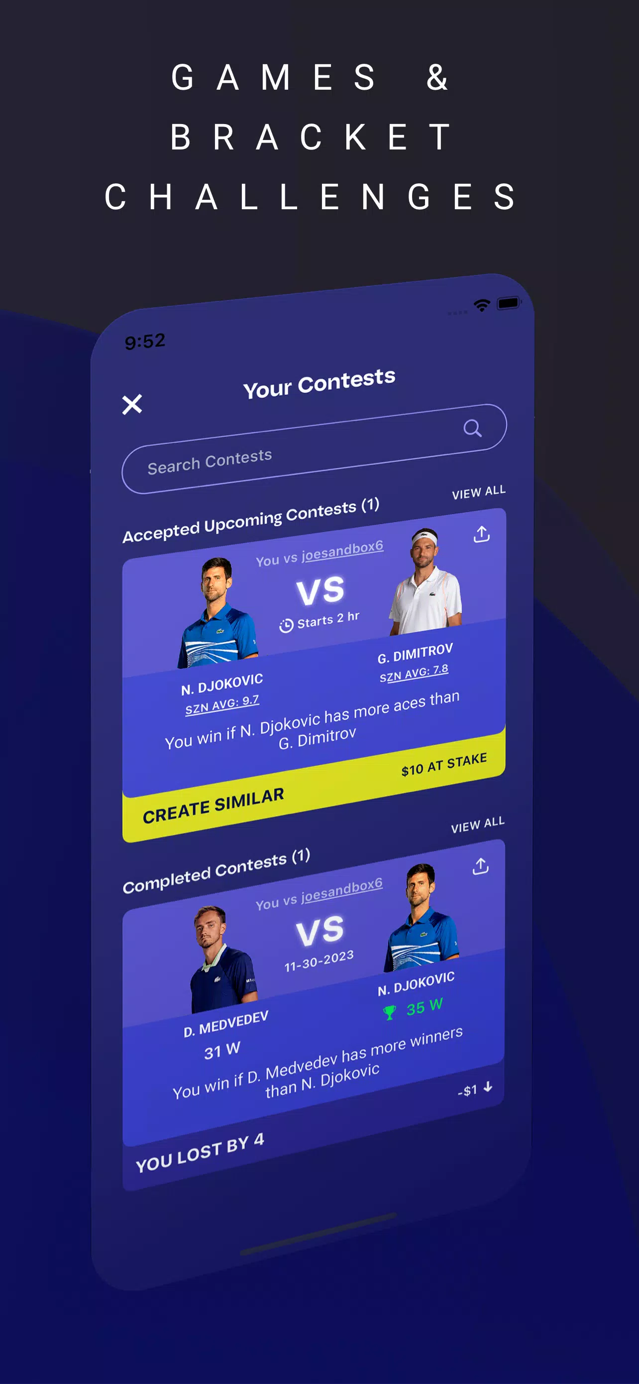 TennisONE Screenshots