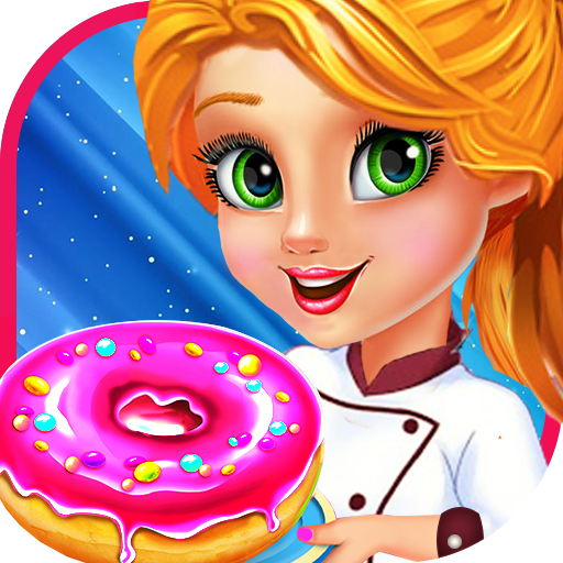 Donut Maker Cooking in Kitchen