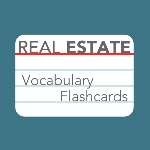 Real Estate Vocabulary Cards Real Estate Vocabulary Cards