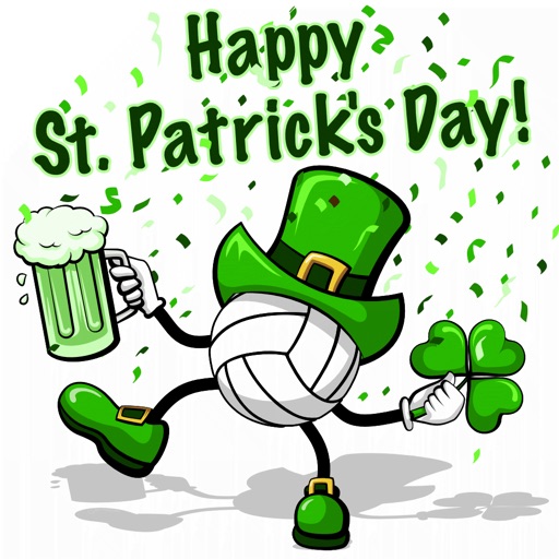 St Pat's Volleyball Stickers St Pat's Volleyball Stickers