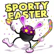 Easter Hockey Stickers