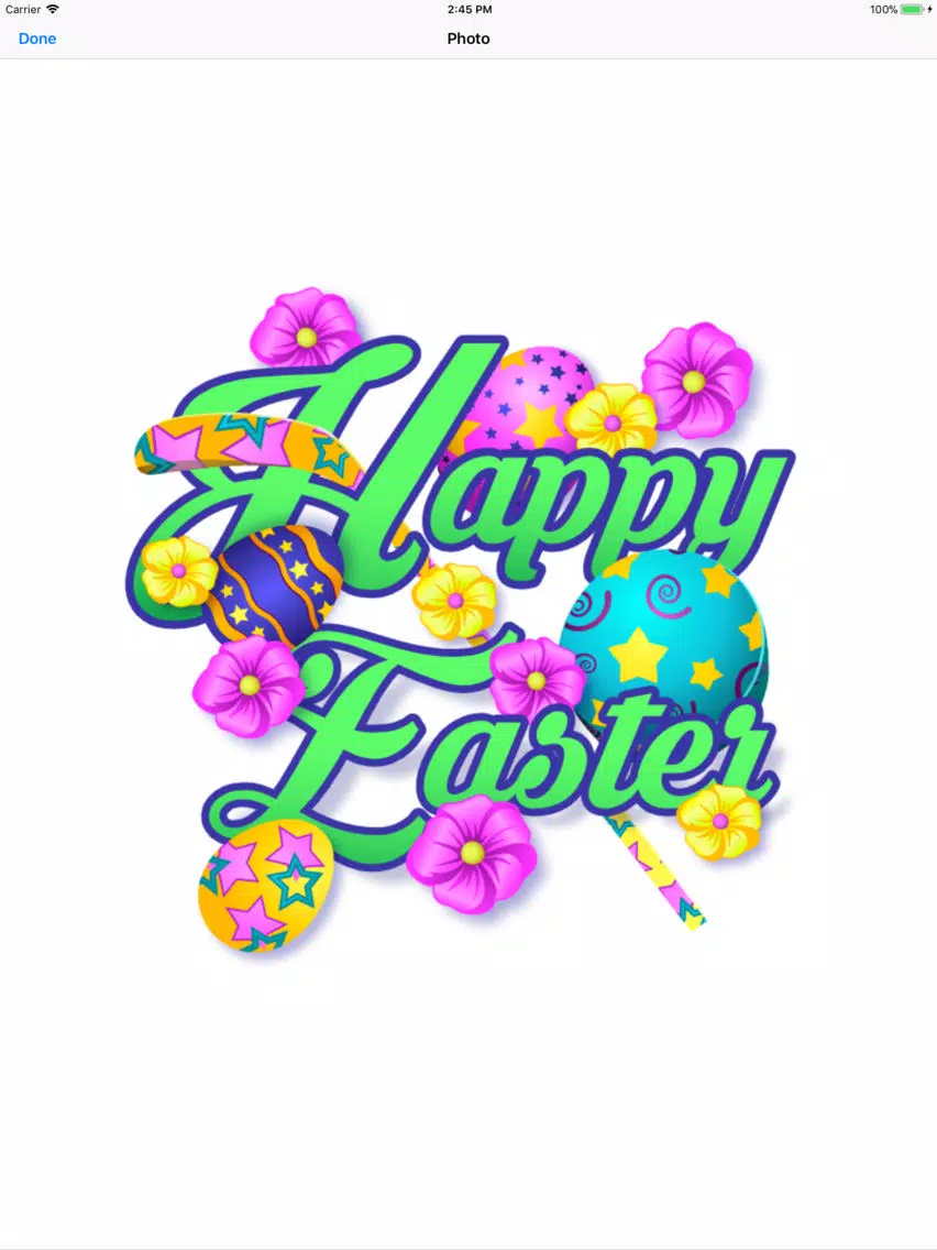 Easter Hockey Stickers iPad Screenshots
