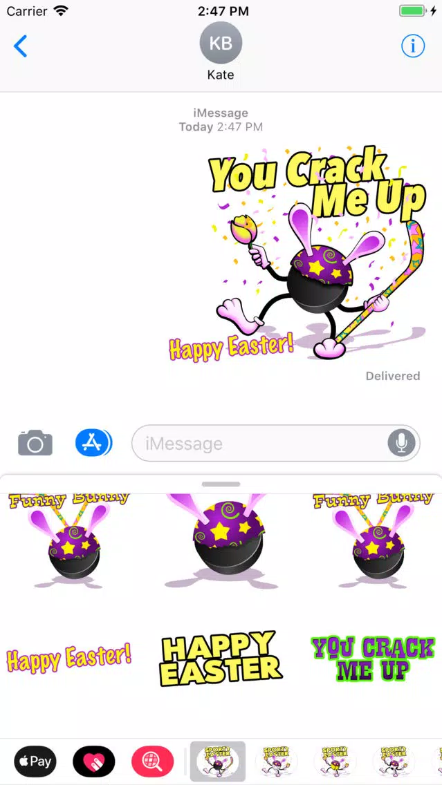 Easter Hockey Stickers Screenshots