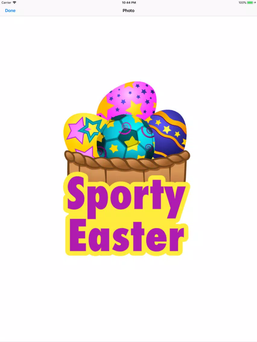 Easter Soccer Stickers iPad Screenshots