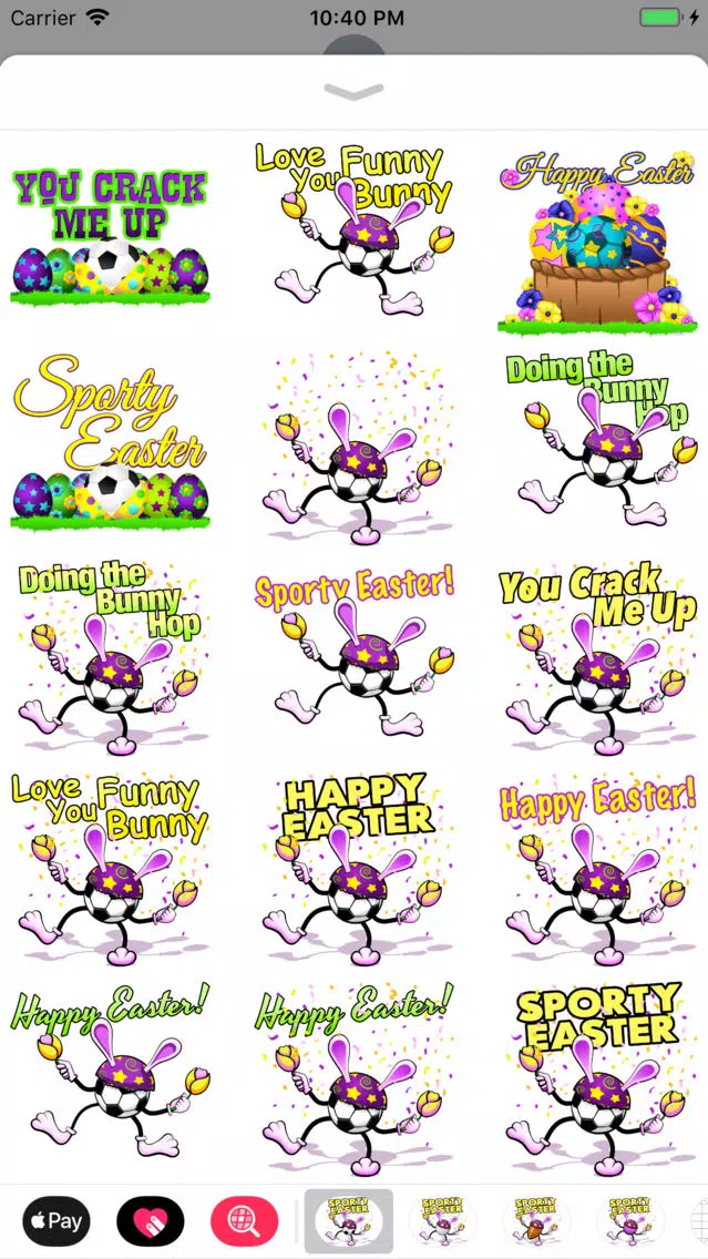 Easter Soccer Stickers Screenshots