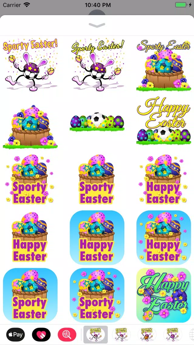 Easter Soccer Stickers Screenshots
