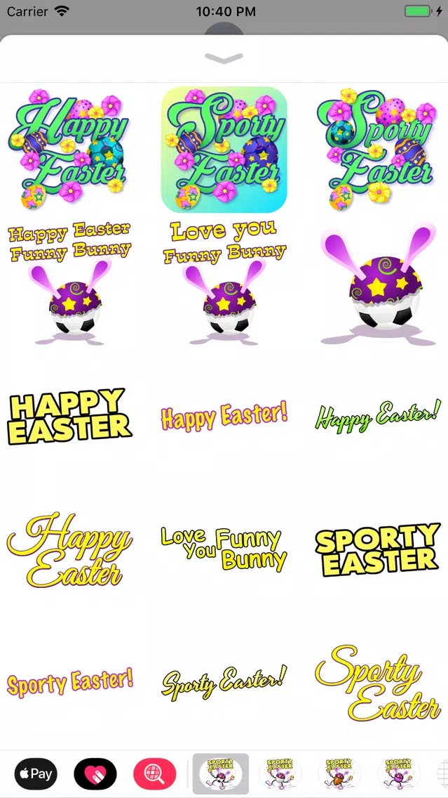 Easter Soccer Stickers Screenshots