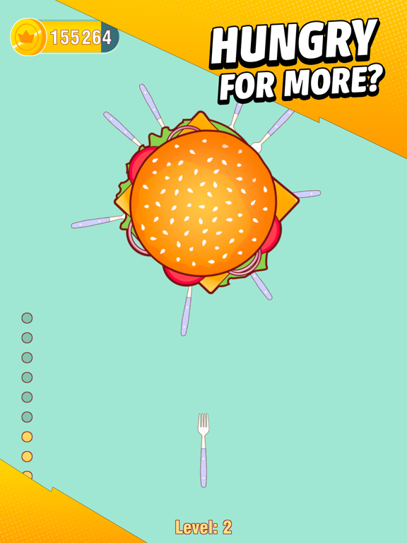 Tangkapan skrin Bitcoin Food Fight iPad 