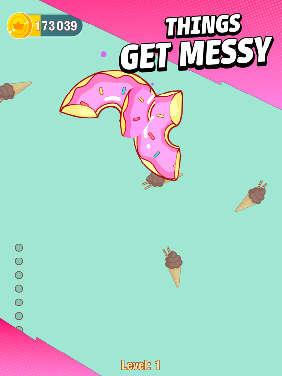 Tangkapan skrin Bitcoin Food Fight iPad 