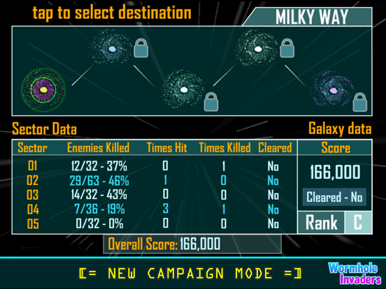 ภาพหน้าจอของ Wormhole Invaders :Shoot'em up iPad 