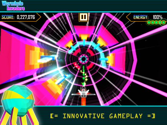 ภาพหน้าจอของ Wormhole Invaders :Shoot'em up iPad 