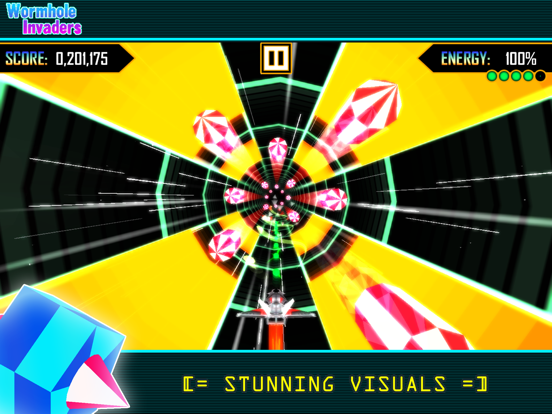 ภาพหน้าจอของ Wormhole Invaders :Shoot'em up iPad 