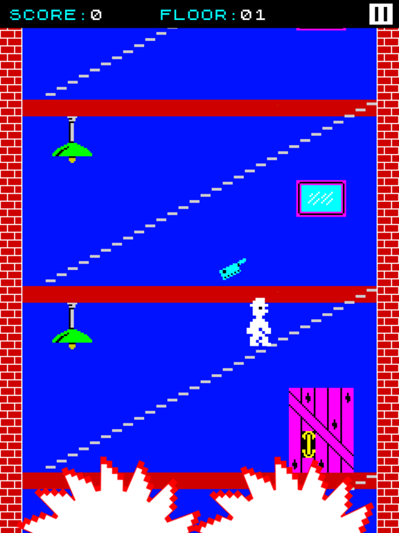 Zrzuty ekranu ZX Stairway Rush - Z80 classic iPad 