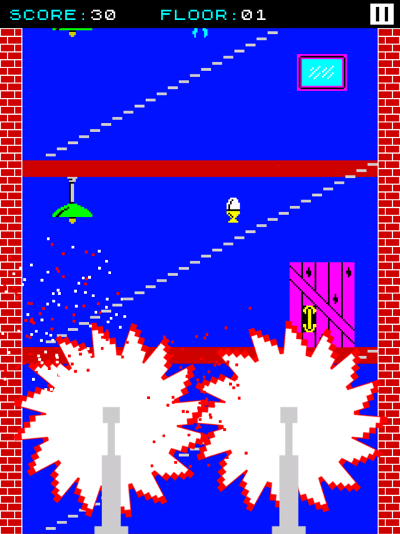 Zrzuty ekranu ZX Stairway Rush - Z80 classic iPad 