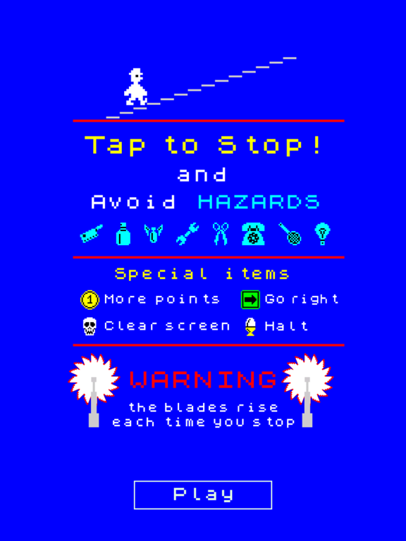 Zrzuty ekranu ZX Stairway Rush - Z80 classic iPad 