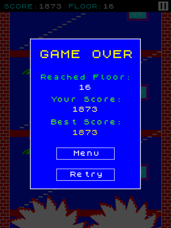 Zrzuty ekranu ZX Stairway Rush - Z80 classic iPad 