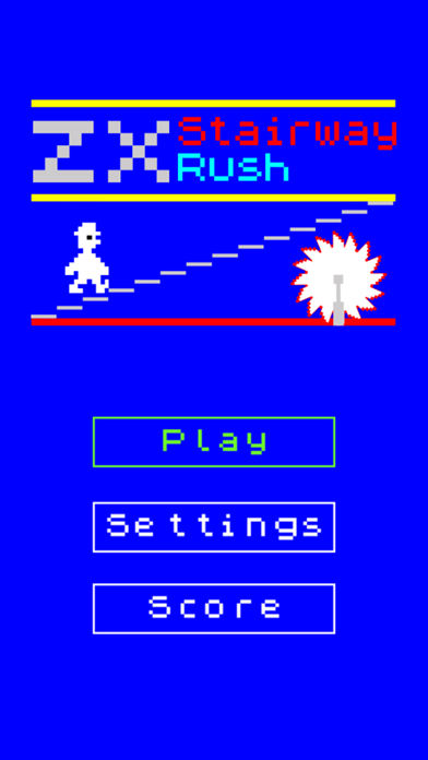 Zrzuty ekranu ZX Stairway Rush - Z80 classic