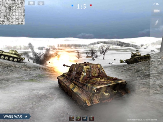 Armored Aces - Tank War Online iPad  Screenshots