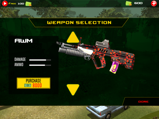 Captures d'écran de Sniper Ghost Commando iPad 