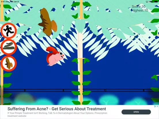 Jumpy Flying Squirrel iPad  Screenshots