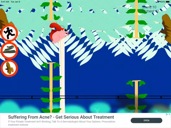 Jumpy Flying Squirrel iPad  Screenshots