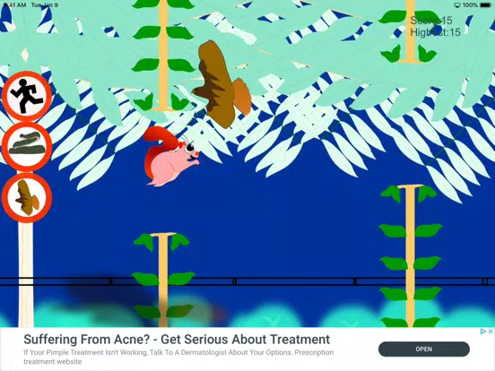 Jumpy Flying Squirrel iPad  Screenshots