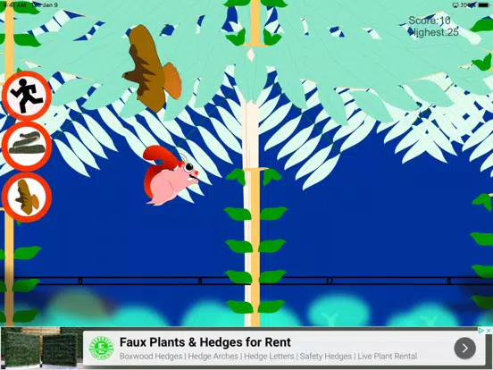 Jumpy Flying Squirrel iPad  Screenshots