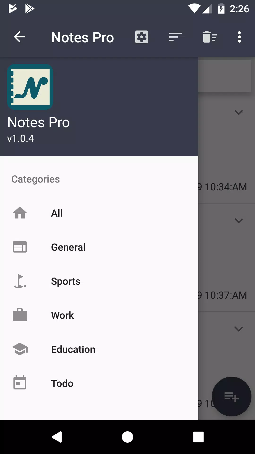 Notes Pro Screenshots