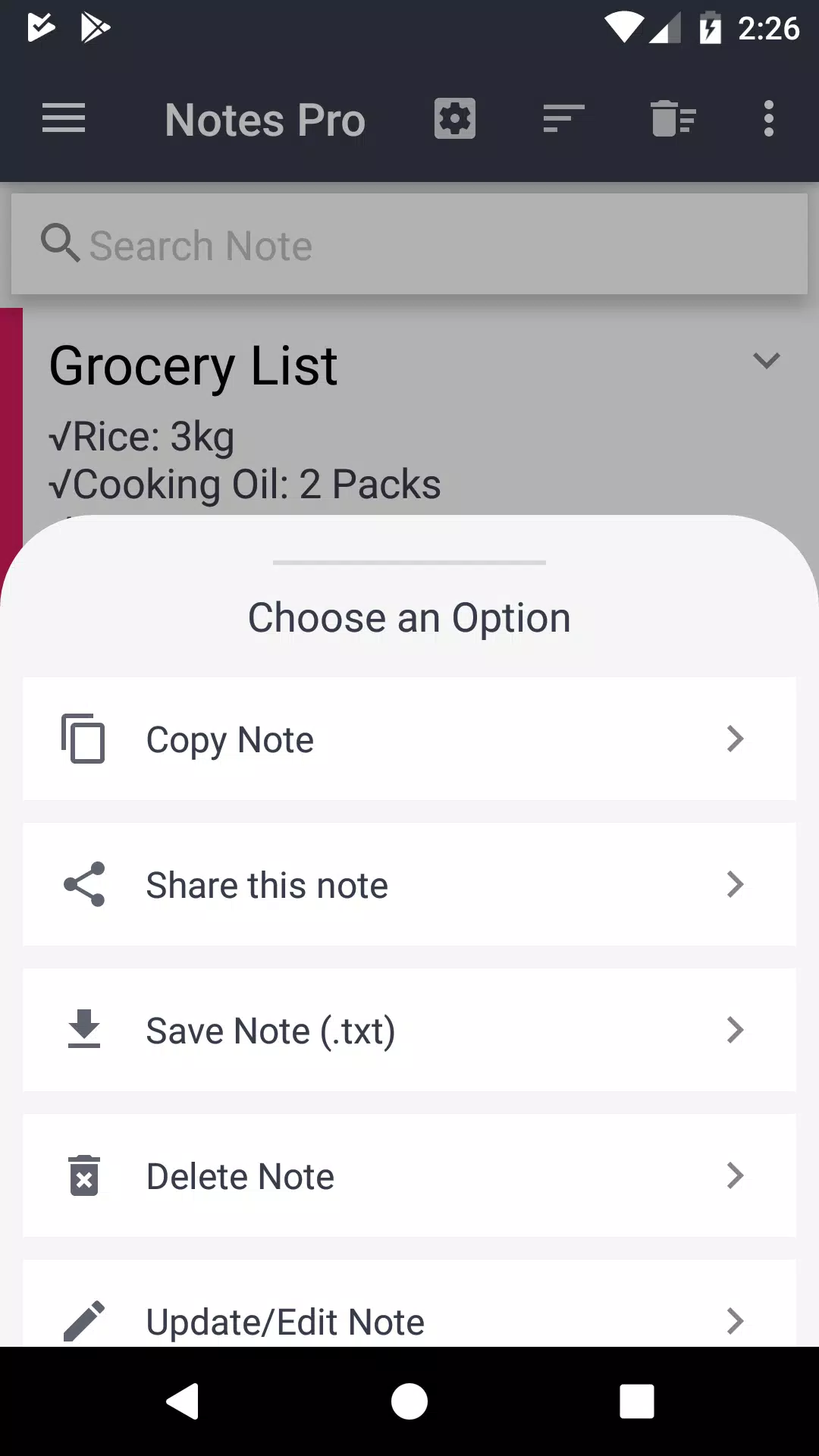 Notes Pro Screenshots
