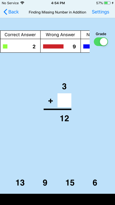 Find Missing Number Addition Screenshots