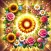 Blossom Bloom Tile 3D