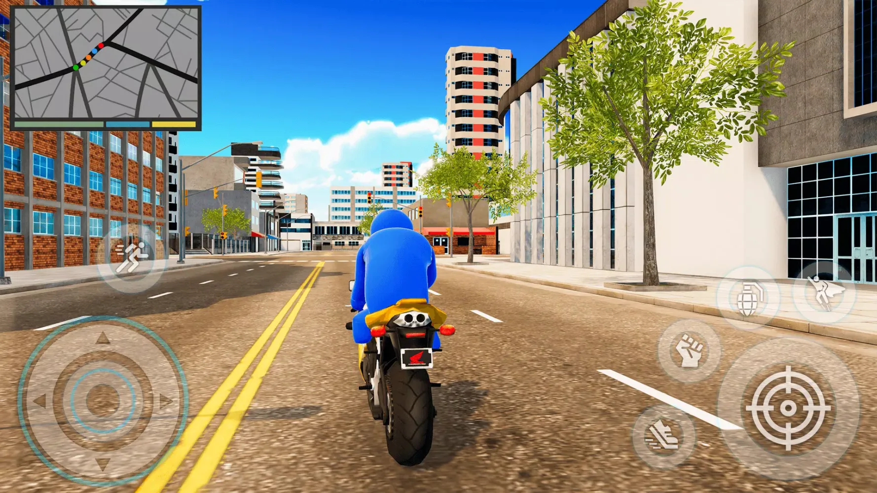 Flying Blue Monster Rainbow 3D Screenshots