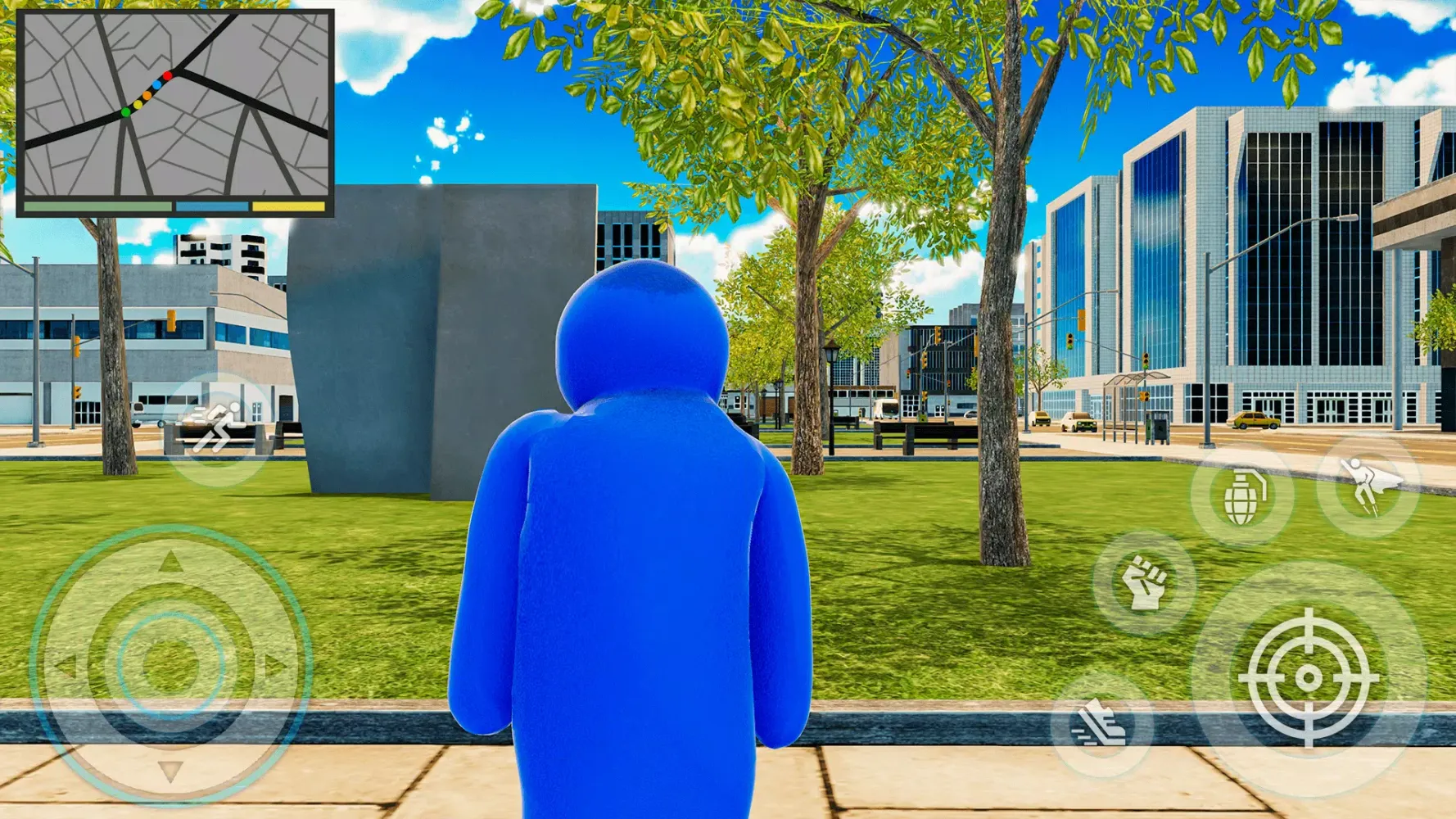 Flying Blue Monster Rainbow 3D Screenshots