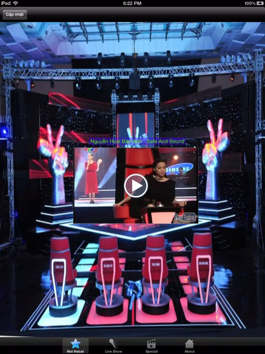 The Voice Vietnam - Giọng Hát Việt 2012 iPad Screenshots