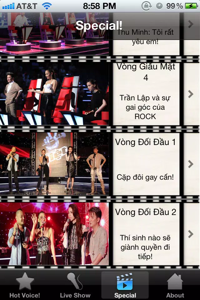 The Voice Vietnam - Giọng Hát Việt 2012 Screenshots