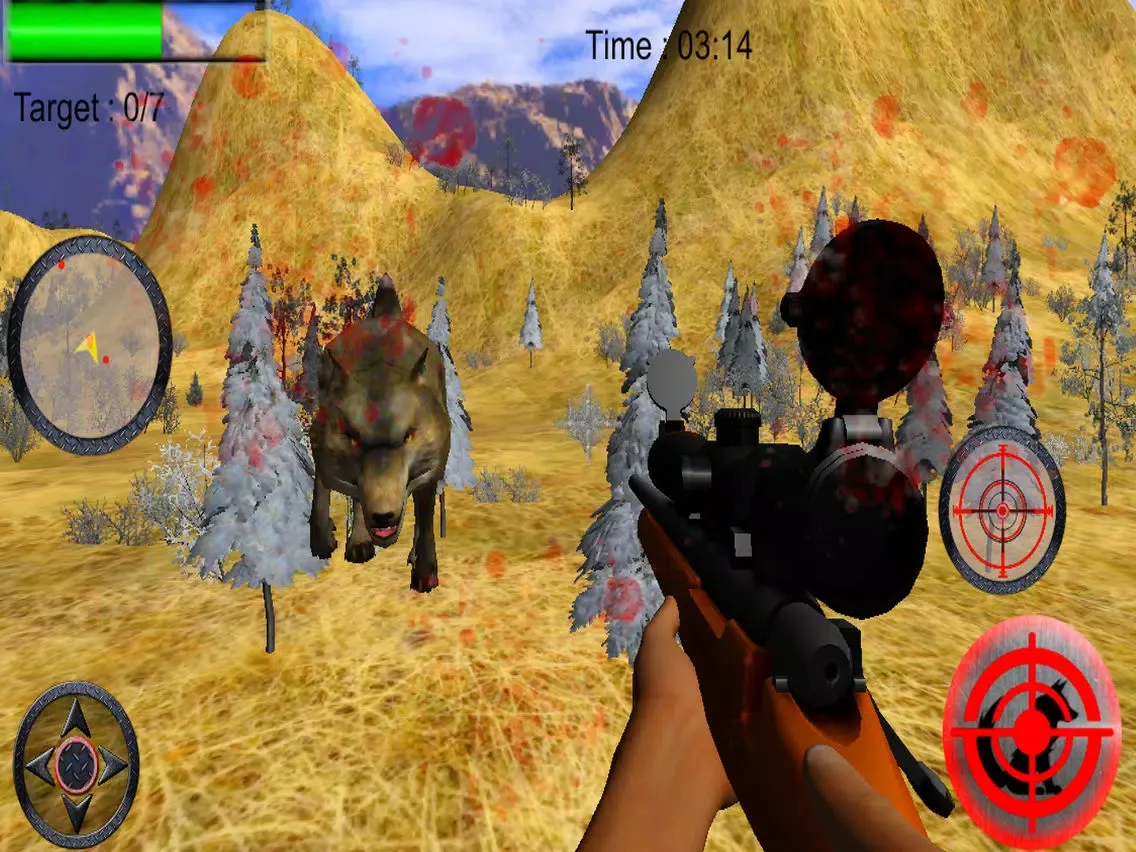 Wild Wolf Hunter Sniper Shoot iPad  Screenshots