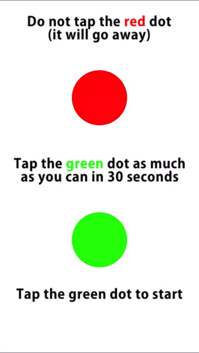 Screenshot di Red Dot Green Dot
