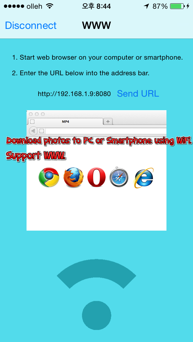 Photo WiFi Transfer Screenshots
