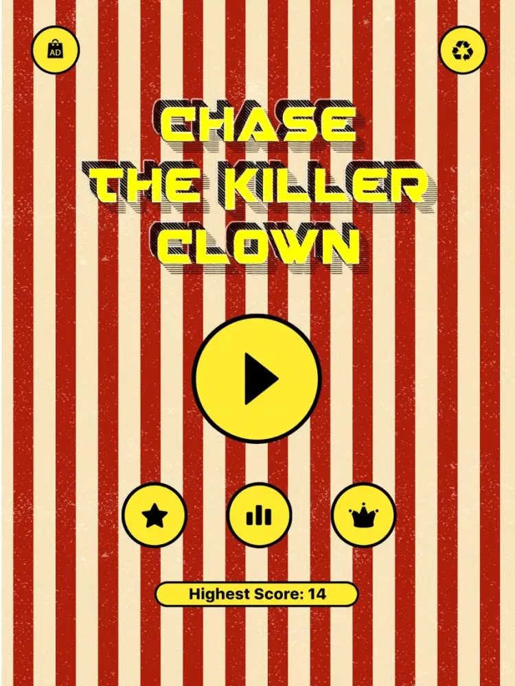 Chase The Killer Clown - Clown Purge iPad  Screenshots