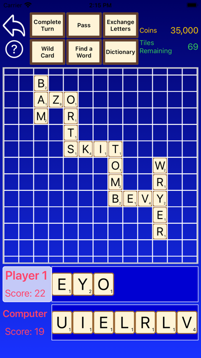 Tile Slinger Word Tile Game Screenshots