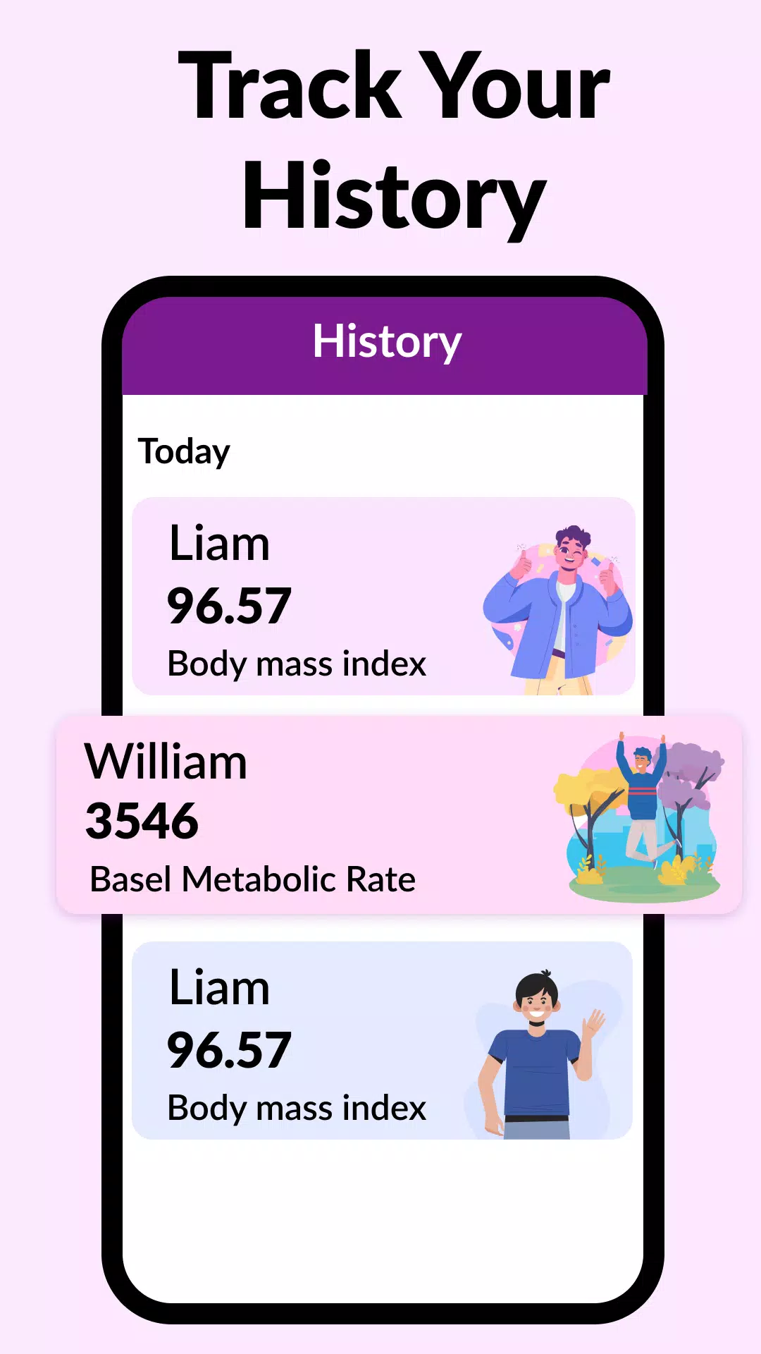 Скриншоты BMI Calculator
