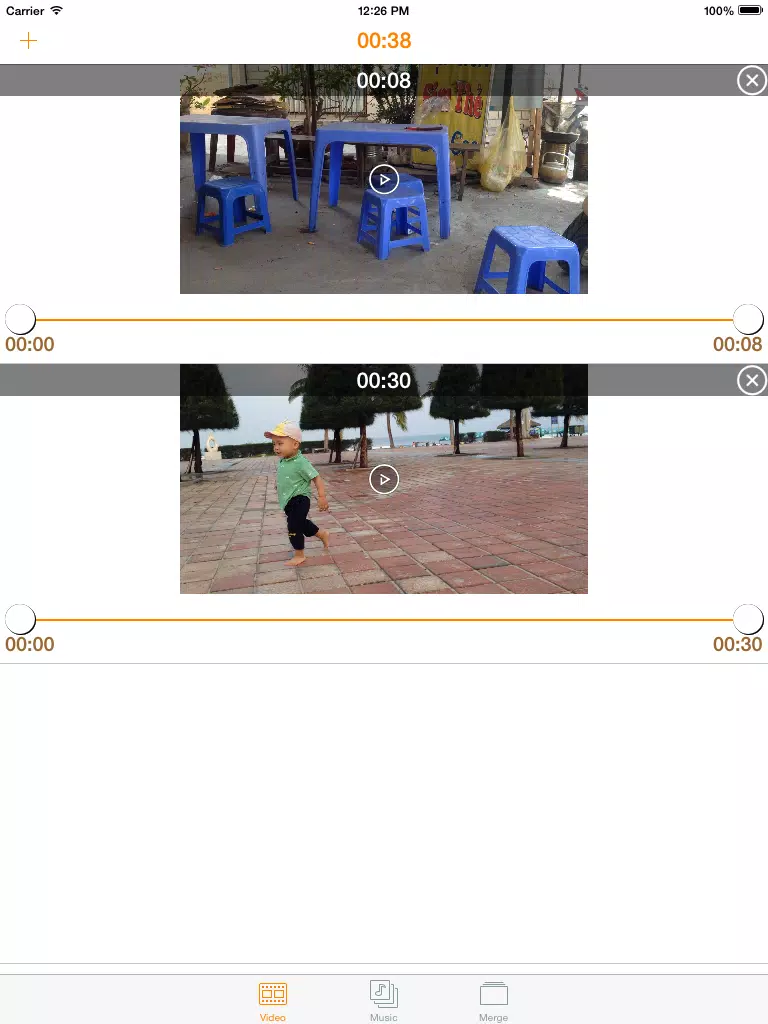 InstaVideo Plus - Splice, Merge Video with Audio for Instagram,Multi-Cloud Stored iPad Screenshots