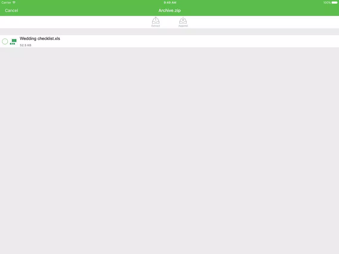 iToolFiles Free - Unrar Files Unzip Zip managers iPad Screenshots