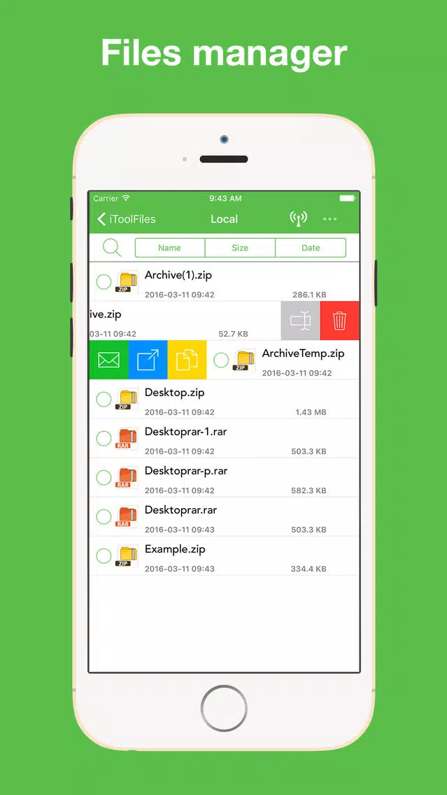 iToolFiles Free - Unrar Files Unzip Zip managers Screenshots