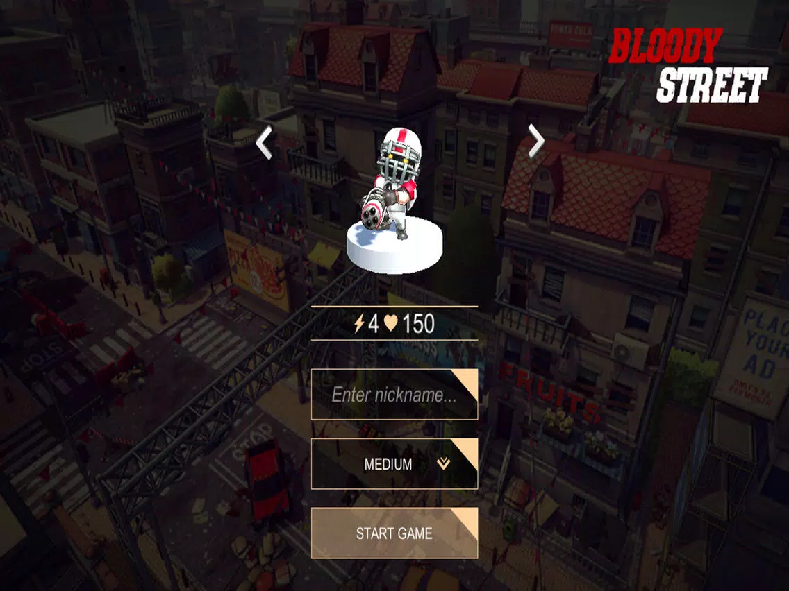 Zrzuty ekranu Bloody street iPad 