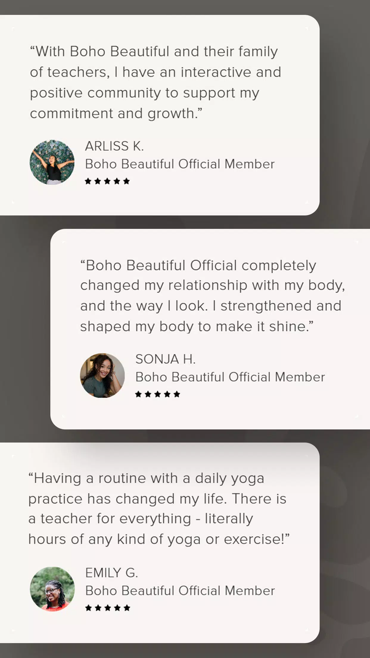 Capturas de pantalla de Boho Beautiful Official