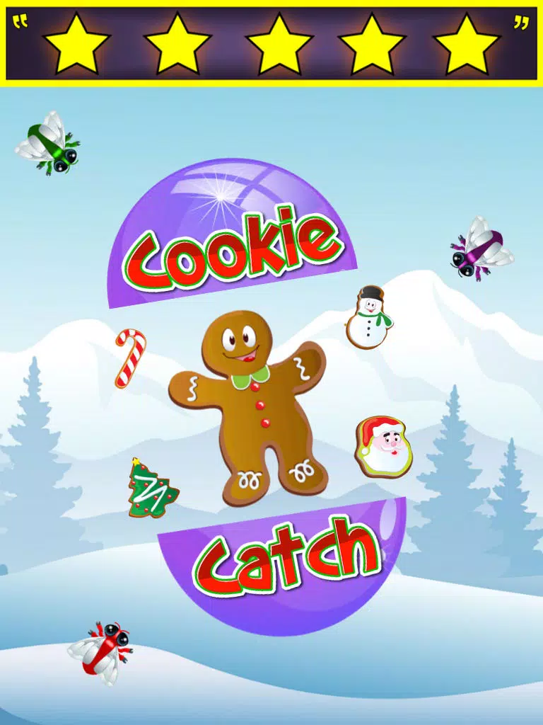 Zrzuty ekranu Cookie Catch - Fun Christmas Catching Game iPad 