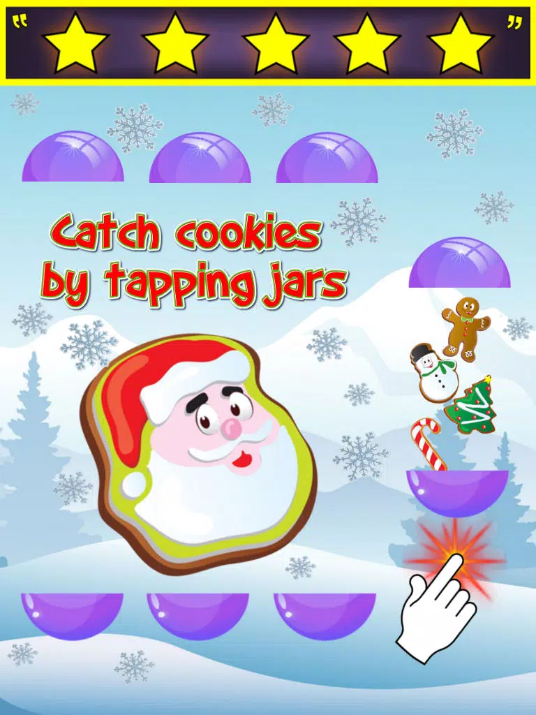 Zrzuty ekranu Cookie Catch - Fun Christmas Catching Game iPad 