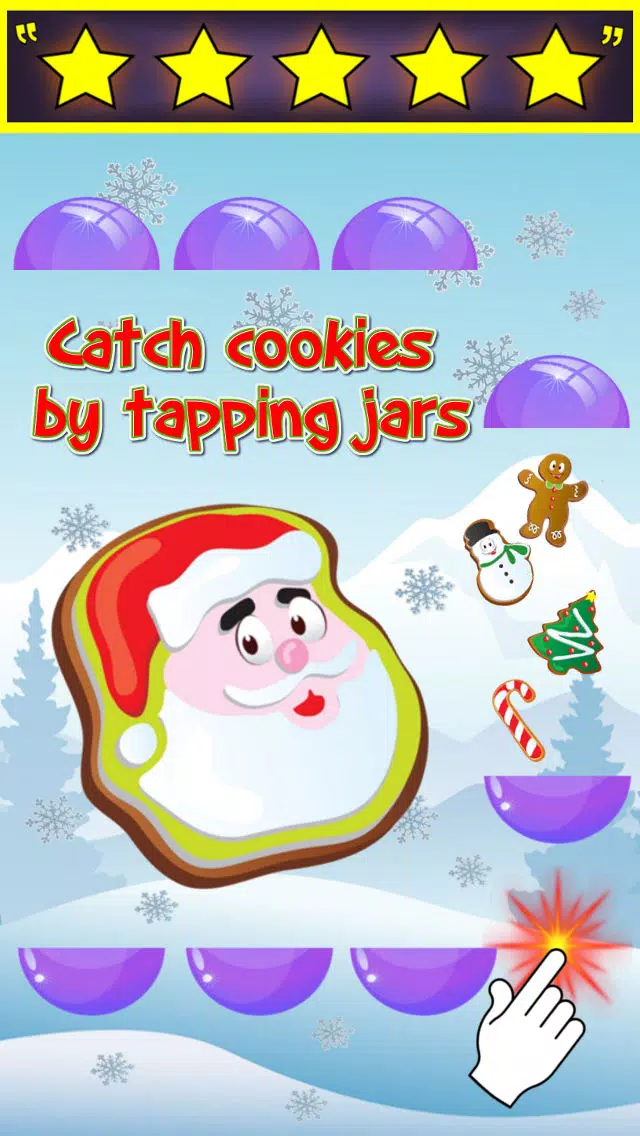 Zrzuty ekranu Cookie Catch - Fun Christmas Catching Game